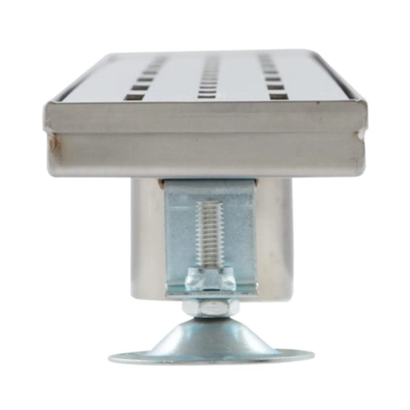 Signature Hardware 398151 Effendi 24" Linear Shower Drain -Brush Stainless Steel