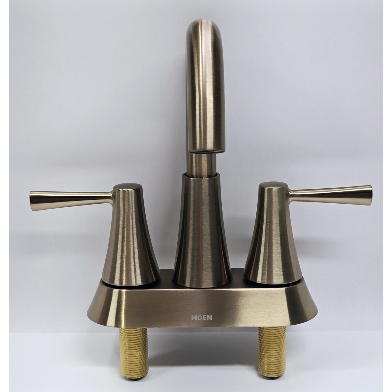Moen 84022BZG Ronan 4" Centerset 2-Handle Bathroom Faucet - Bronzed Gold