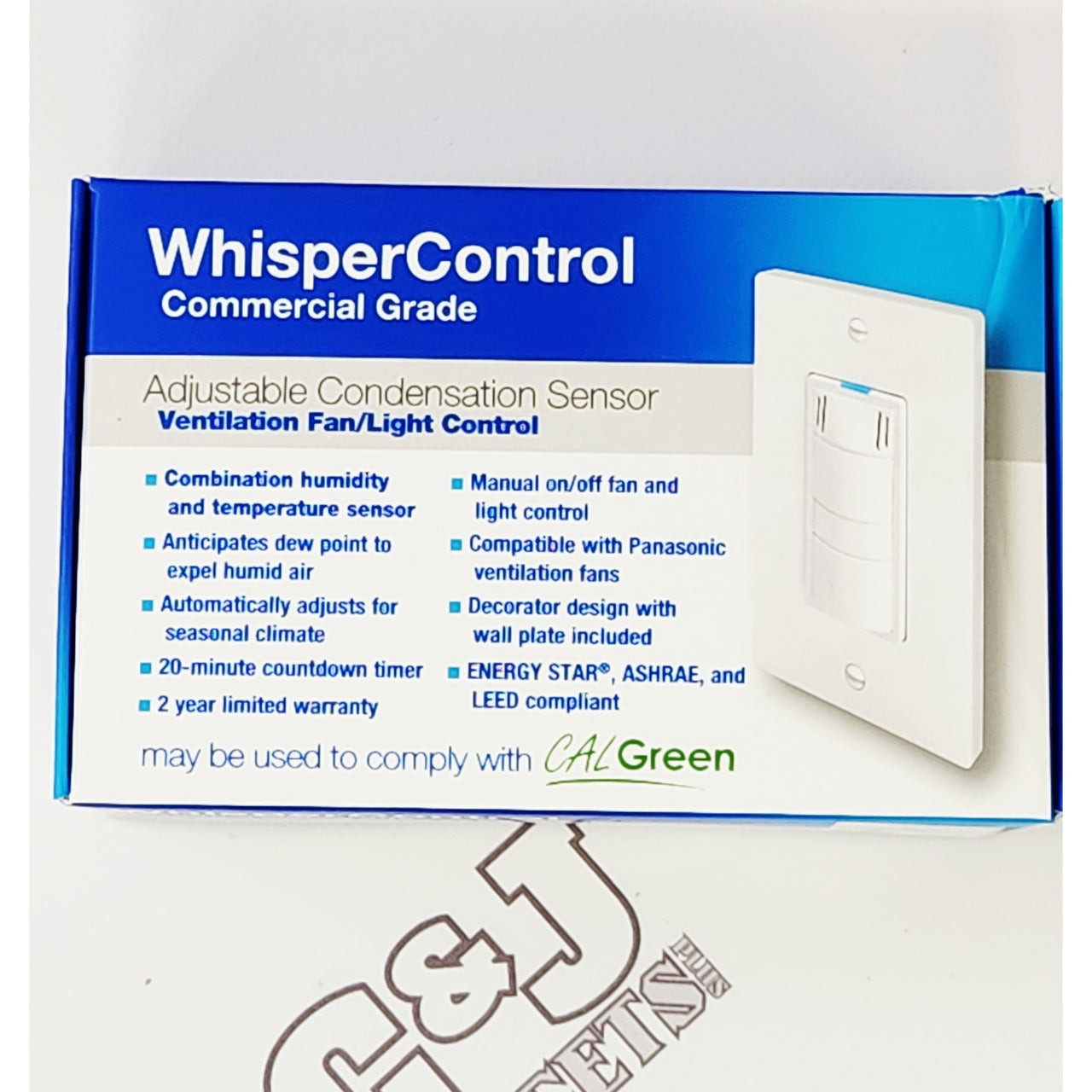 Panasonic FV-WCCS2-W Condensation Sensor Plus On/Off Fan Control - White