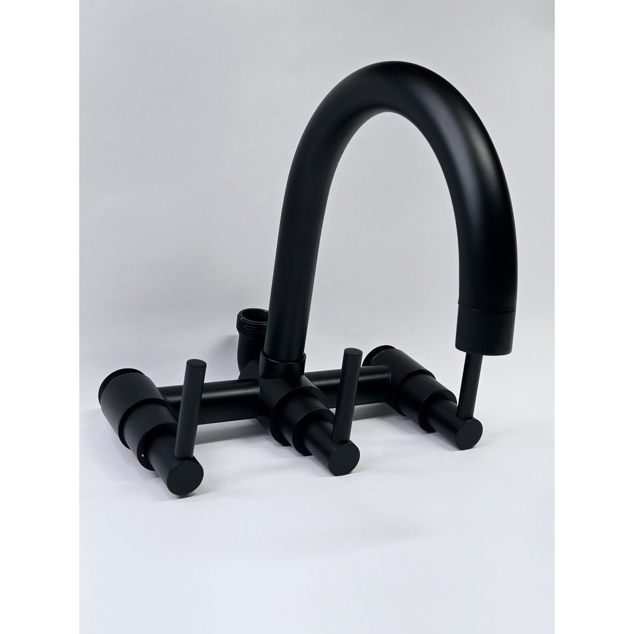 Signature Hardware 446427 Sebastian Wall Mounted Tub Filler Hand Shower - Black