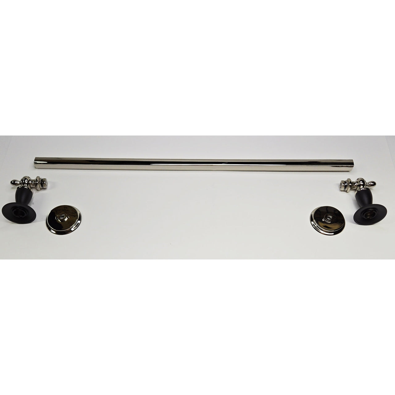 Brizo 692485-PNCO Charlotte 24" Towel Bar - Cocoa Bronze/Polished Nickel