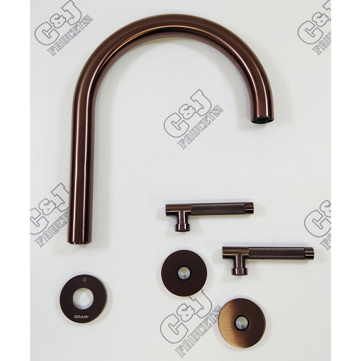 Graff G-6152-LM57B-BRB-T Harley Deck Mounted Tub Filler - Brushed Tuscan Bronze