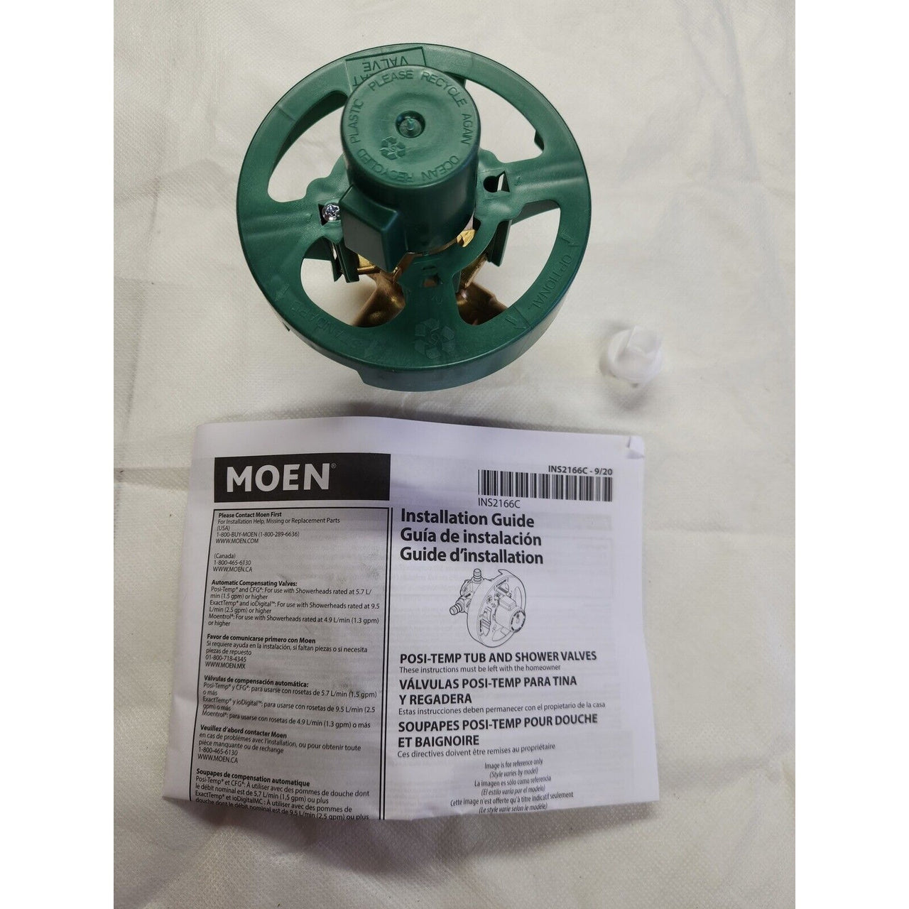 Moen 2520 Posi-Temp Pressure Balancing Shower Rough-In Valve, 1/2" CC Connection