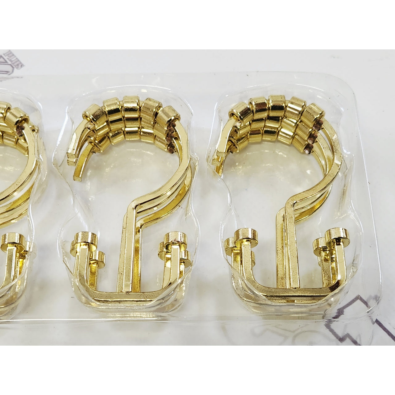 Utopia Alley HK1GD Decorative Bathroom Shower Curtain Hooks, Set of 12 - Gold