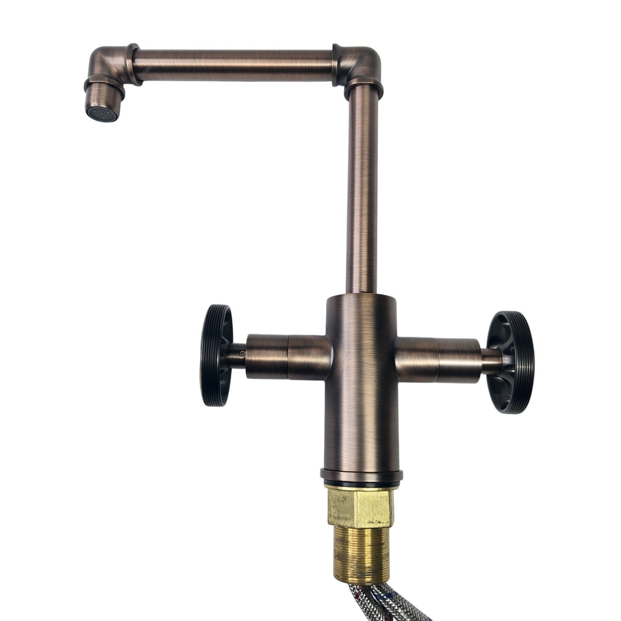 Signature Hardware 412554 Edison Single Hole Bathroom Faucet - Oil Rubbed Bronze