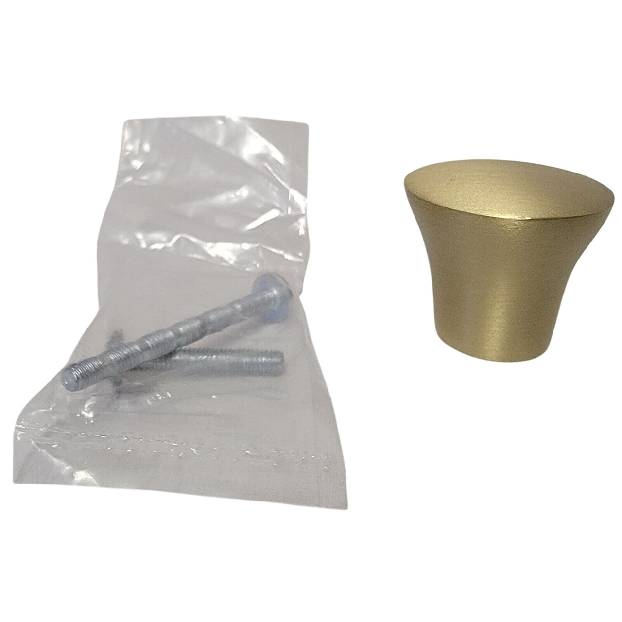 Signature Hardware 444147 Minette Solid Brass Round Cabinet Knob - Satin Brass*