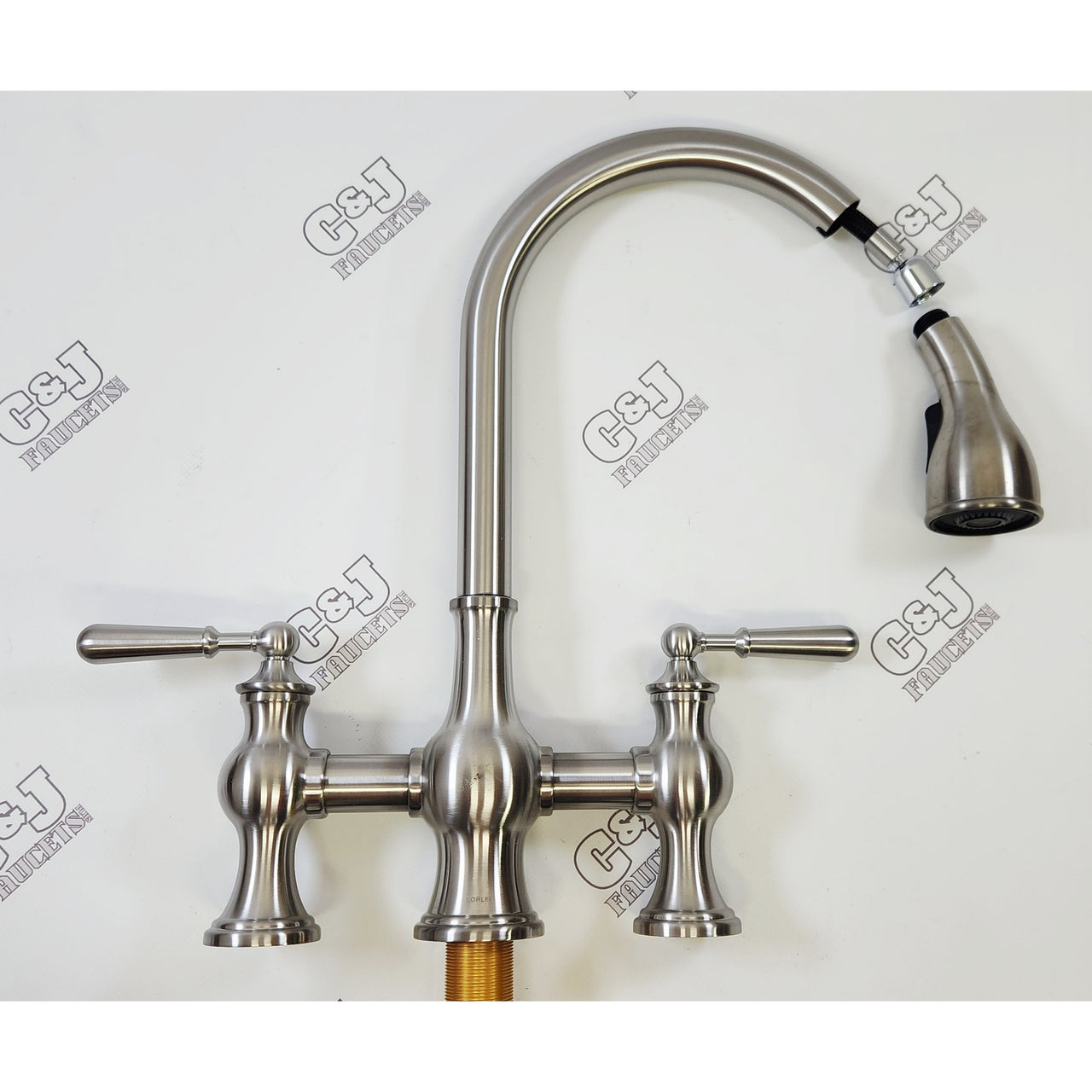 Kohler R21070-SD-VS Capilano Pull Down Kitchen Faucet - Vibrant Stainless READ
