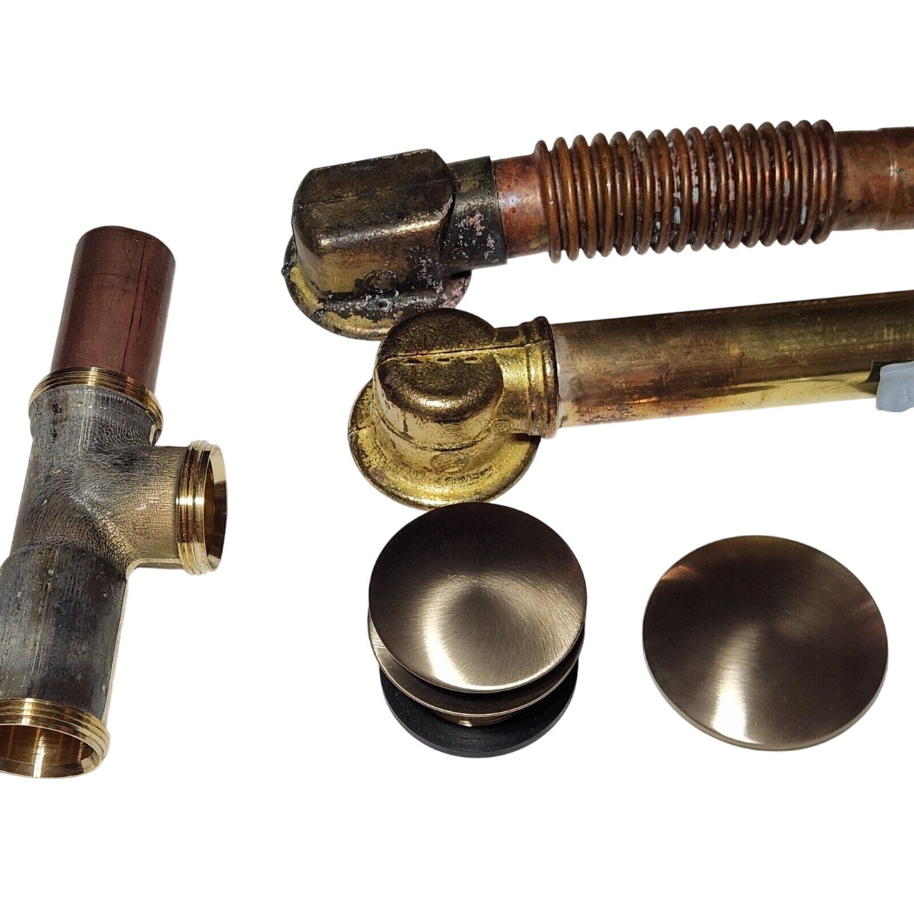 Kohler 7265-BV Clearflo 1.5 Brass Toe Tap Bath Drain - Vibrant Brushed Bronze