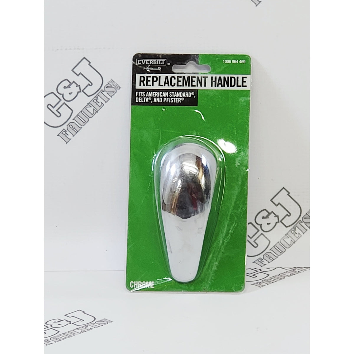 Everbilt 98738 Curved Neck Lever Faucet Handle Replacement - Chrome