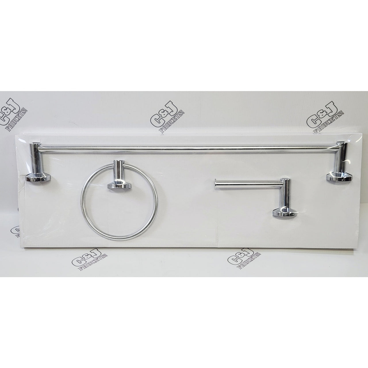 Glacier Bay 1007 344 810 Dorind 3 Piece Bathroom Hardware Set - Chrome