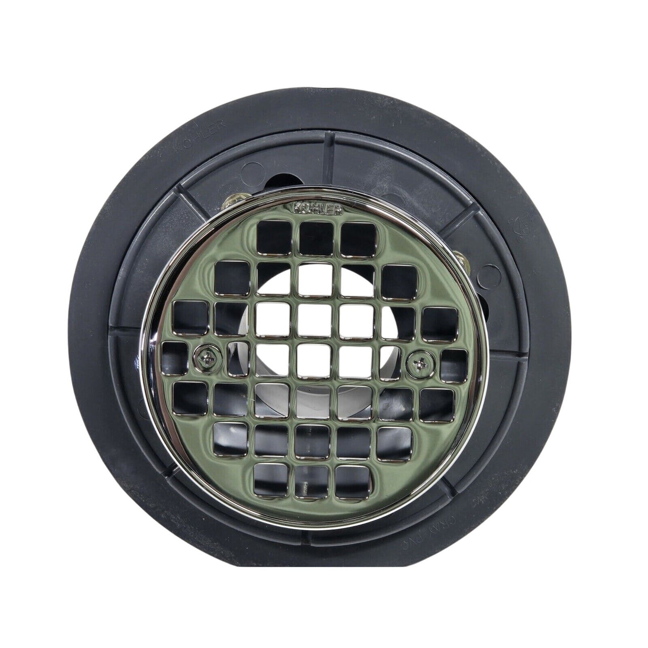 Kohler 9135-CP Clearflo Round Design Tile-In Shower Drain - Polished Chrome