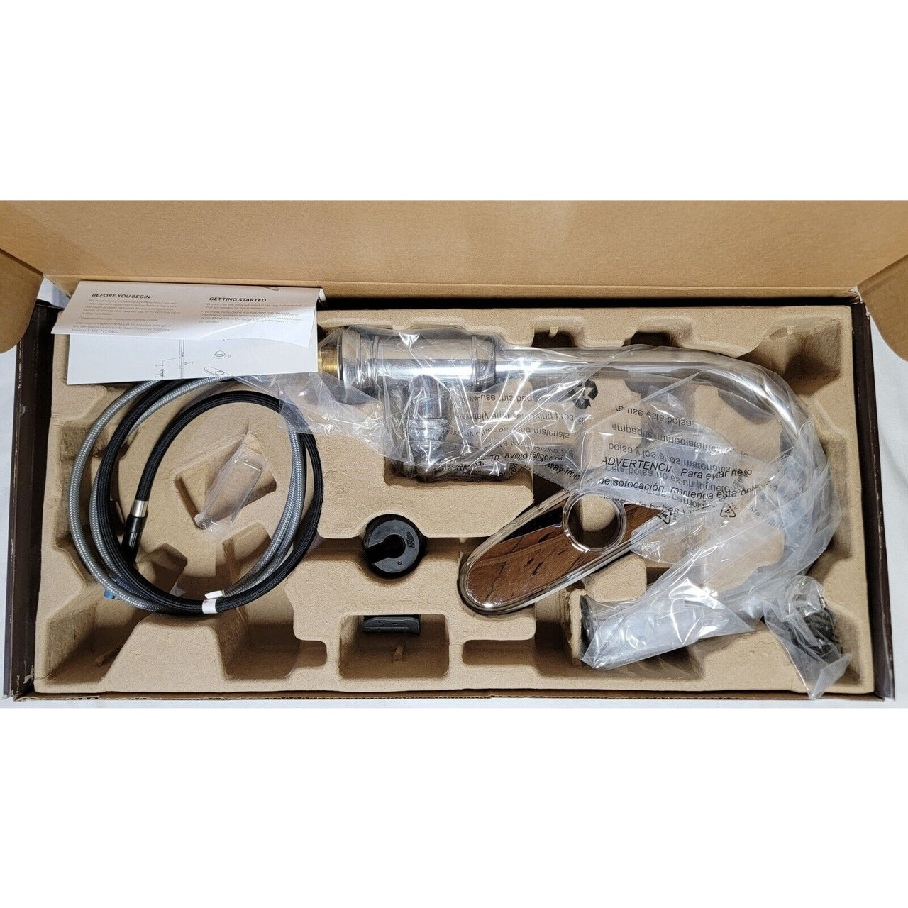 Signature Hardware 448171 Amberley 1.8 GPM Pull-Down Kitchen Faucet - Chrome