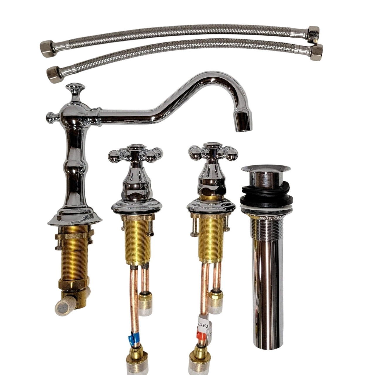 Signature Hardware 404085 Barbour 1.2 GPM Widespread Bathroom Faucet - Chrome