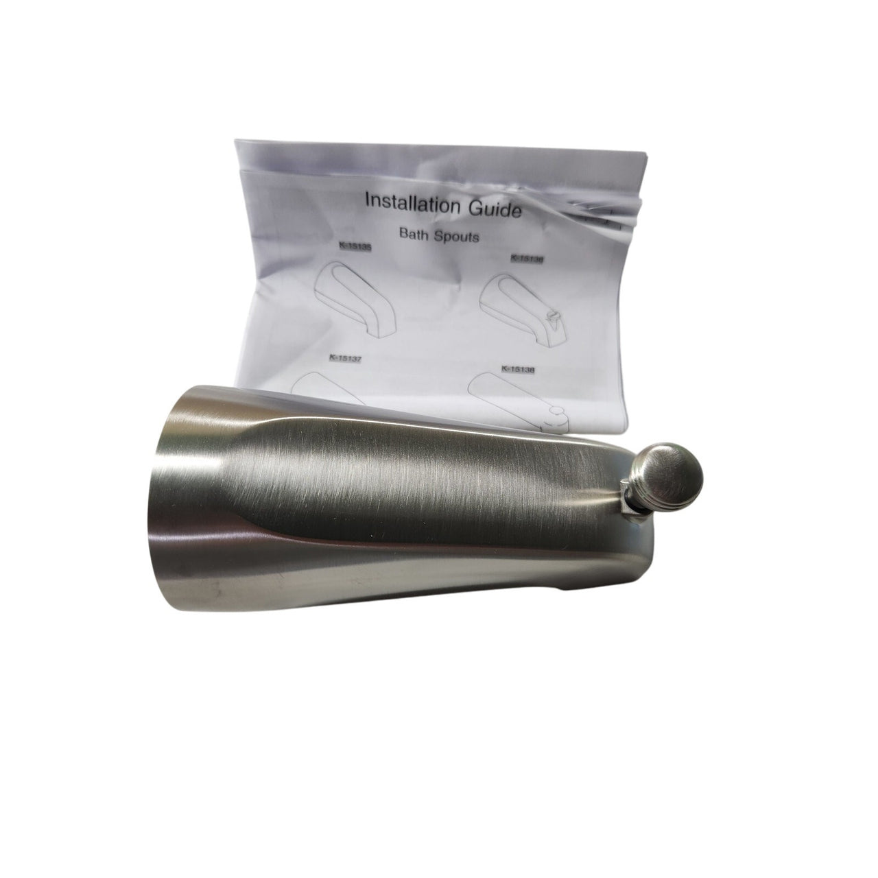 Kohler 389-BN Devonshire 4-7/16" Diverter Bath Spout - Vibrant Brushed Nickel