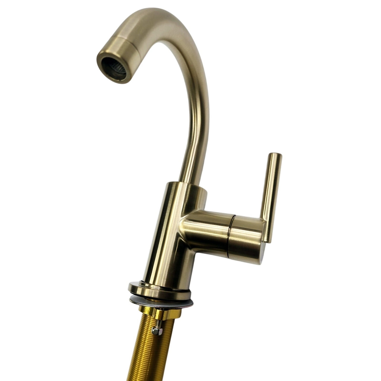 Miseno MNO1343LSLCG Mia 1.2 GPM Single Hole Bathroom Faucet - Champagne Bronze