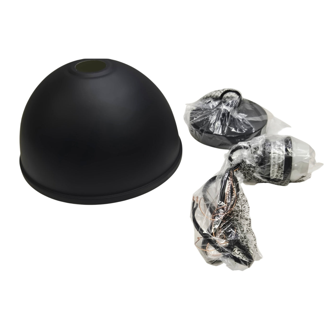 Globe Electric 44628 Talullah 10" Wide Outdoor Mini Pendant - Matte Black