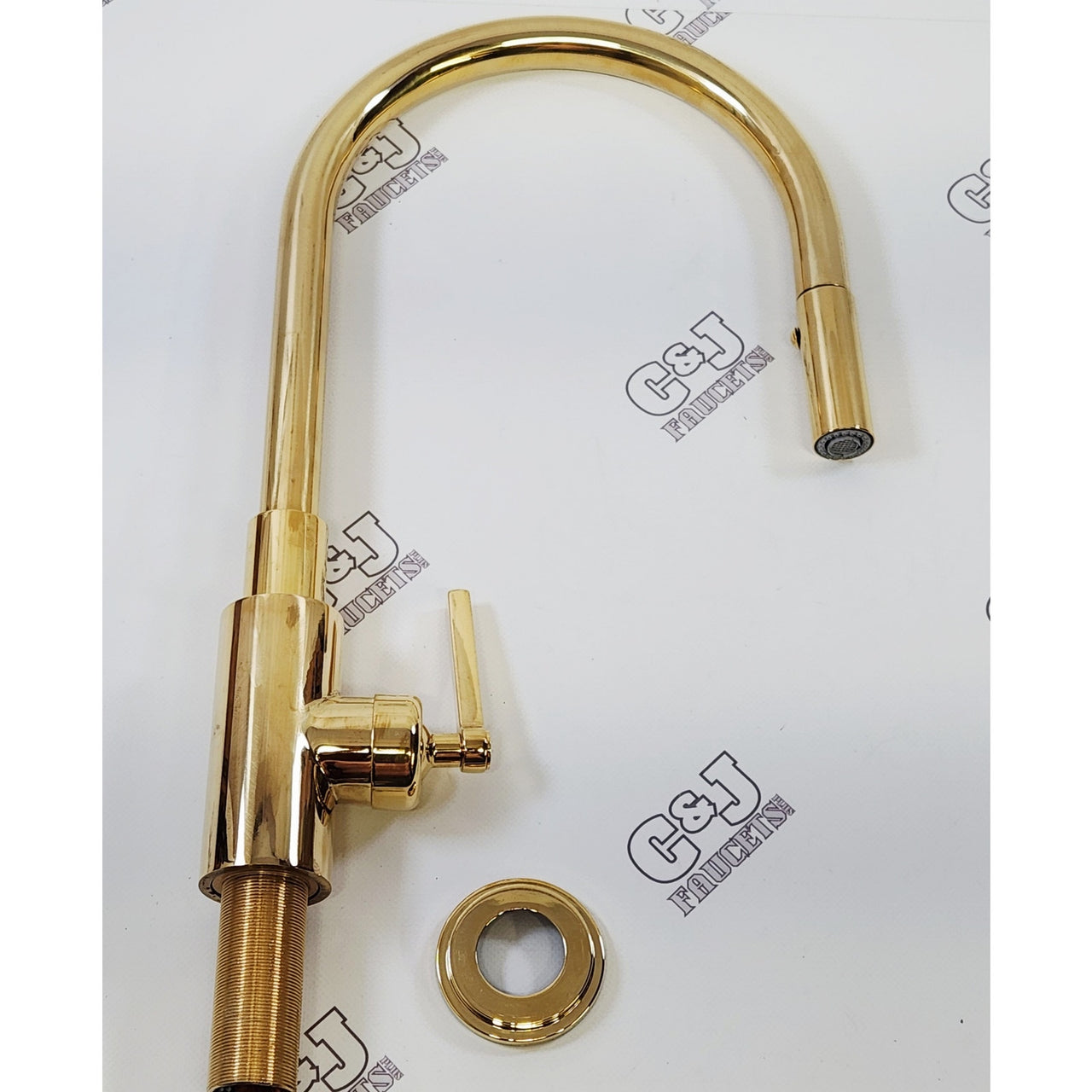 Rohl A3430LMULB-2 Lombardia Pull Down Kitchen Faucet - Unlacquered Brass READ