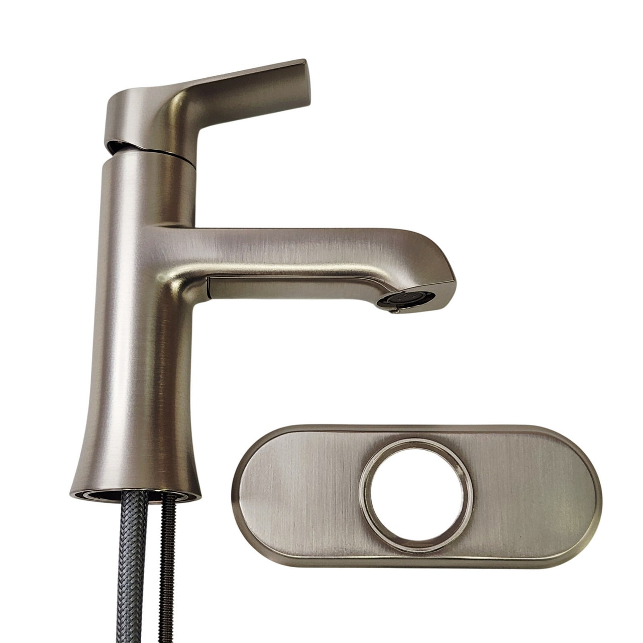 Moen 84540SRN Liso Single Handle Bathroom Faucet - Spot Resist Brushed Nickel