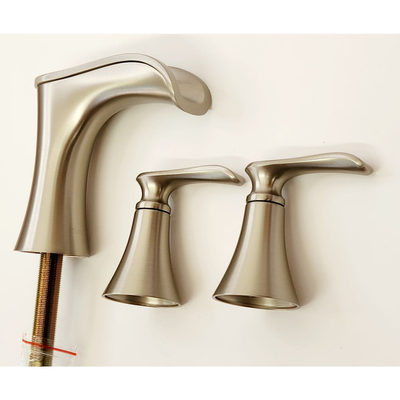 Pfister LF-049-JDGS Jaida Widespread Bathroom Faucet - Spot Defense Brush Nickel