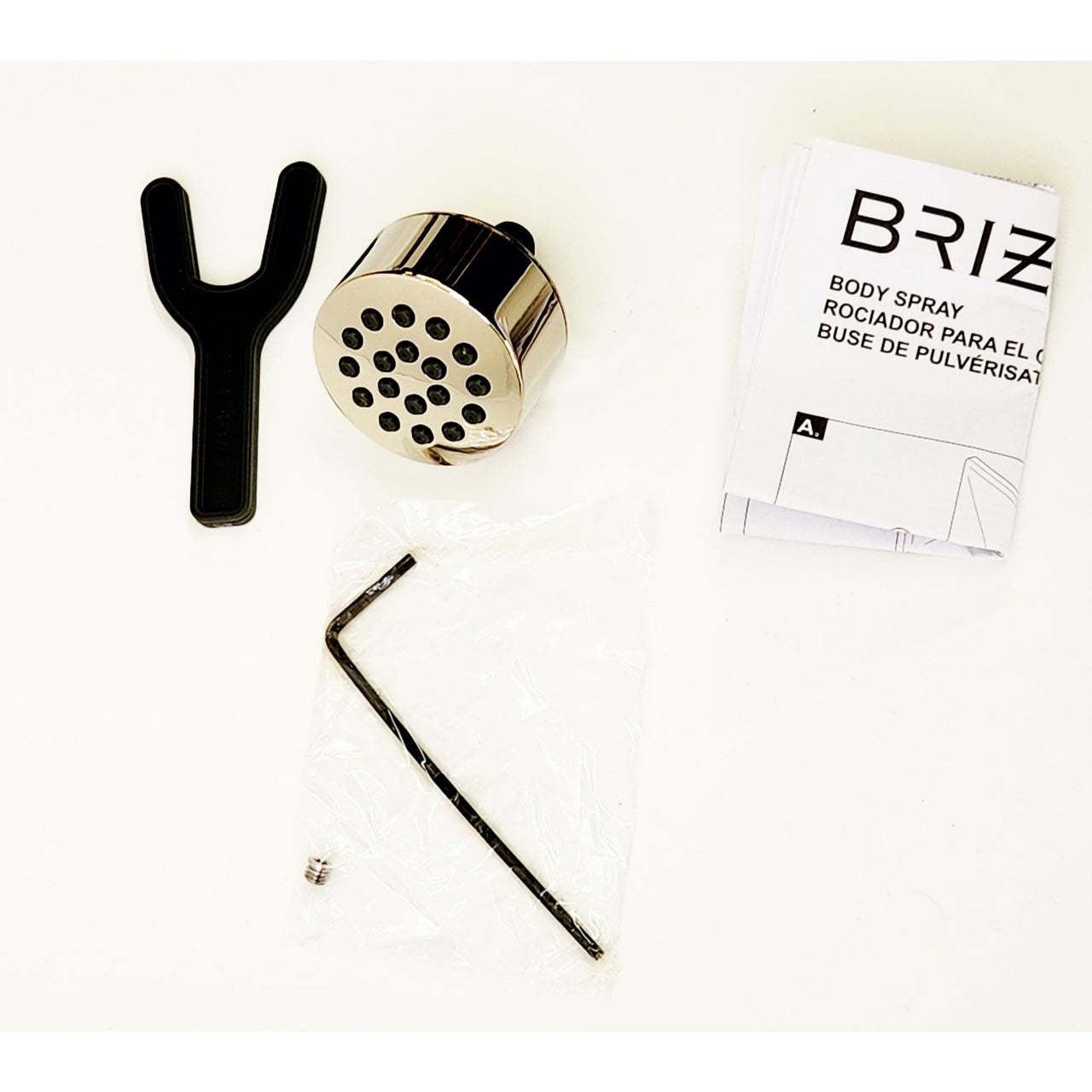 Brizo SH84103-PN HydraChoice Shower Touch-Clean Body Spray Head -Polished Nickel