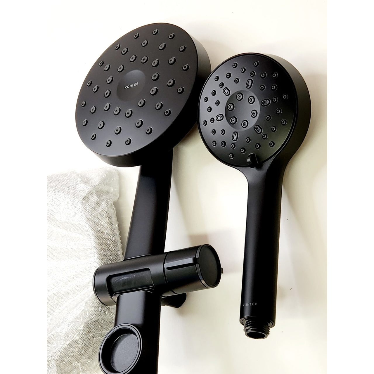 Kohler REC31657-G-BL Prone 3-in-1 Multifunction Shower Head w/PowerSweep - Black