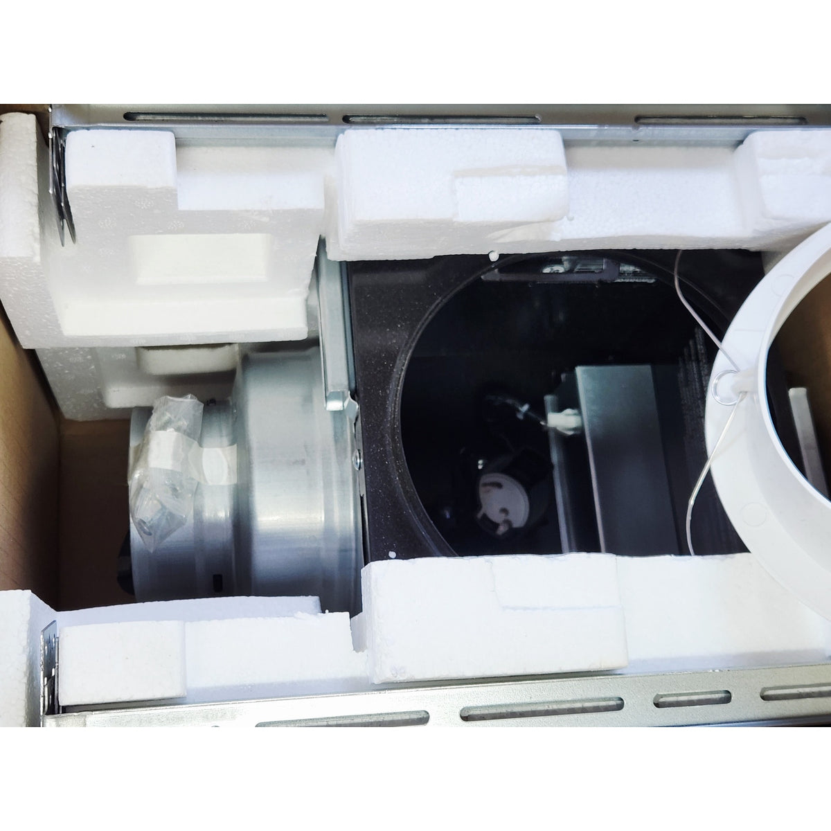 Panasonic FV-NLF46RES Recessed Inlet for Inline Exhaust Fan Light - Blackw