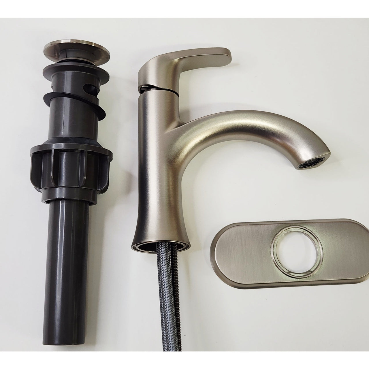 Moen 84346SRN Karis Single Handle Bathroom Faucet - Spot Resist Brushed Nickel
