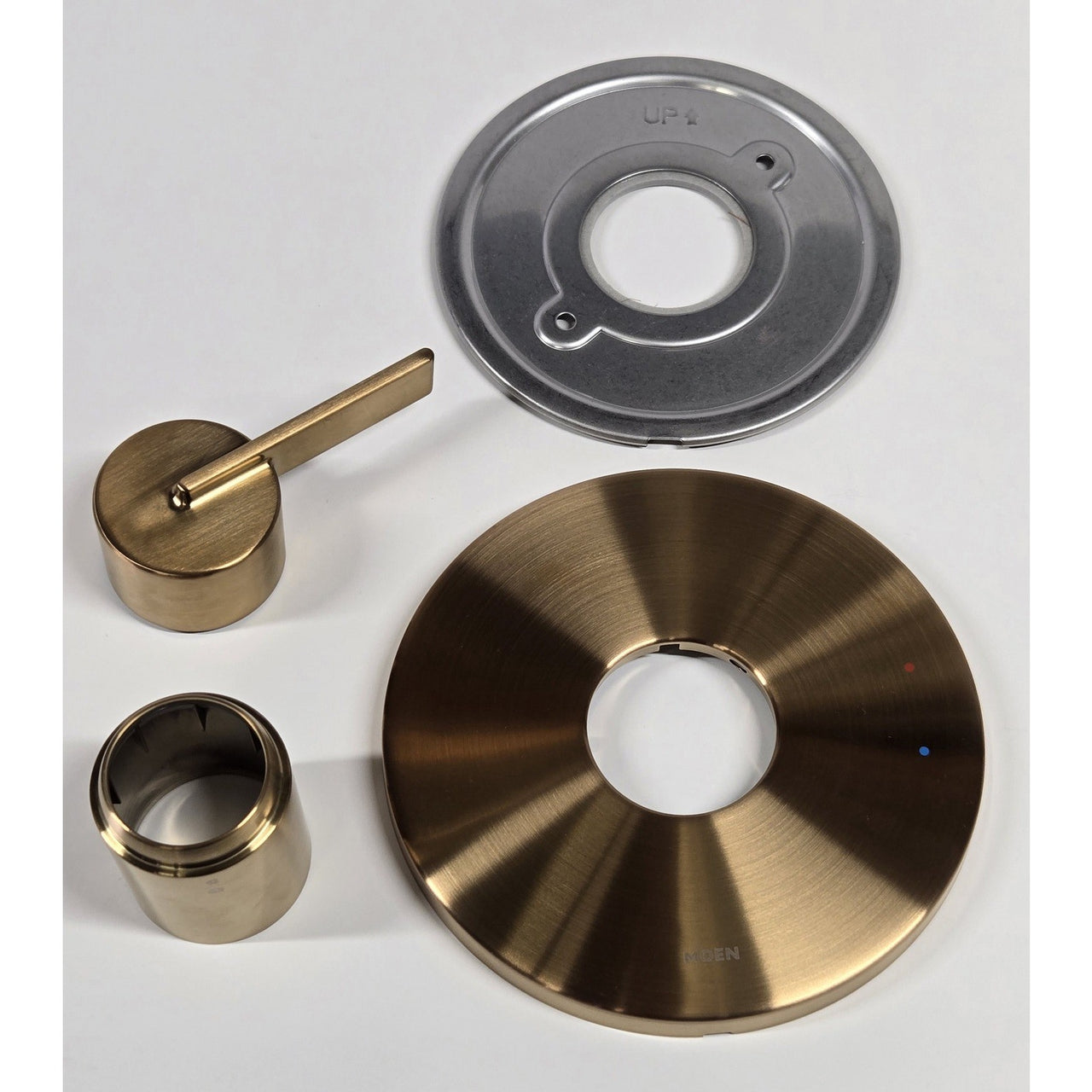 Moen UT2261BG Cia M-CORE 1-Handle Shower Trim Kit, No Valve - Brushed Gold