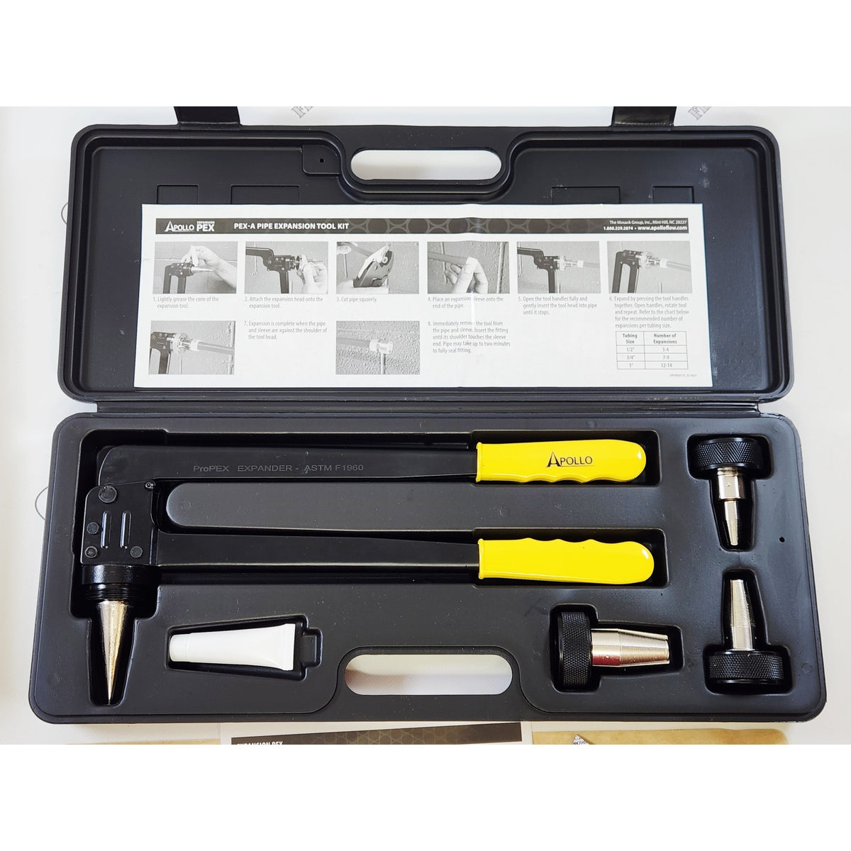 Apollo EPXTOOLKIT Manual PEX-A Cold Expansion Tool Kit - Black