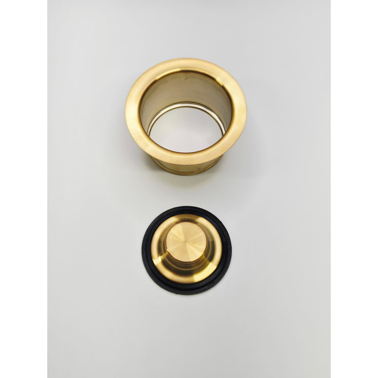 Signature Hardware 480536 3-1/2" Deep Garbage Disposal Flange - Brushed Gold