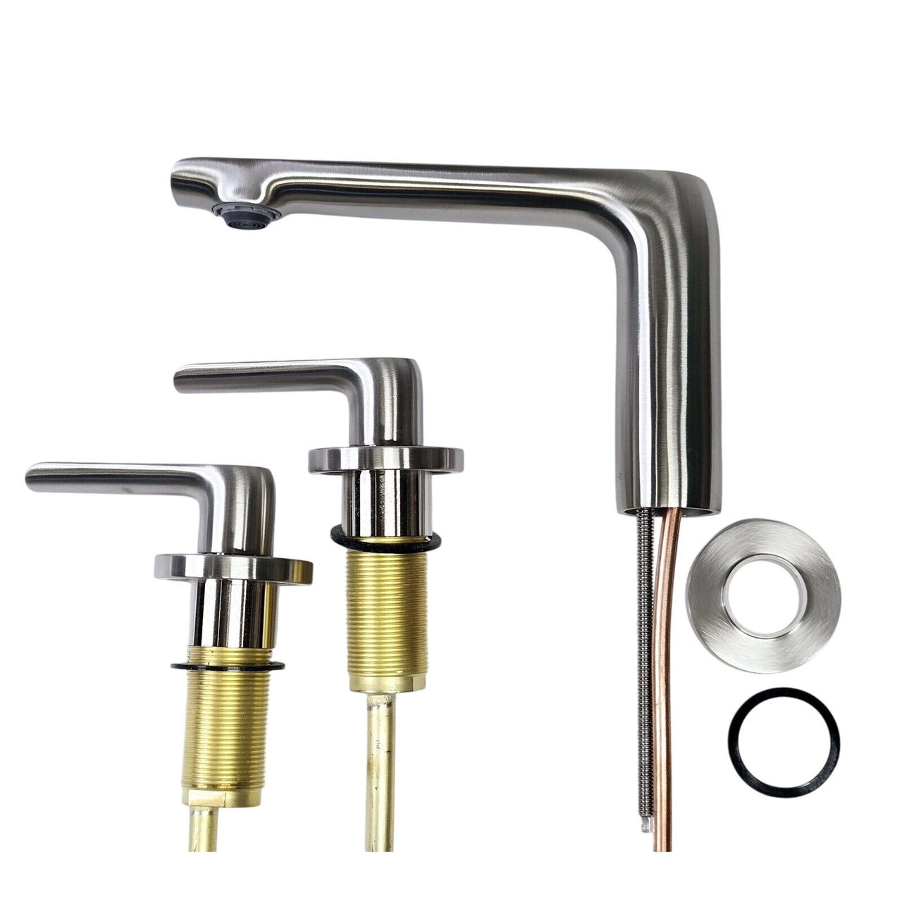 Kohler 97352-4-BN Avid Widespread Bathroom Sink Faucet - Vibrant Brushed Nickel