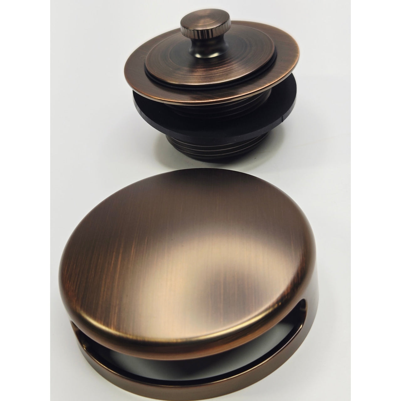 Jones Stephens BOBPRB Overflow Faceplate with Tub Stopper - Oil Rubbed Bronze