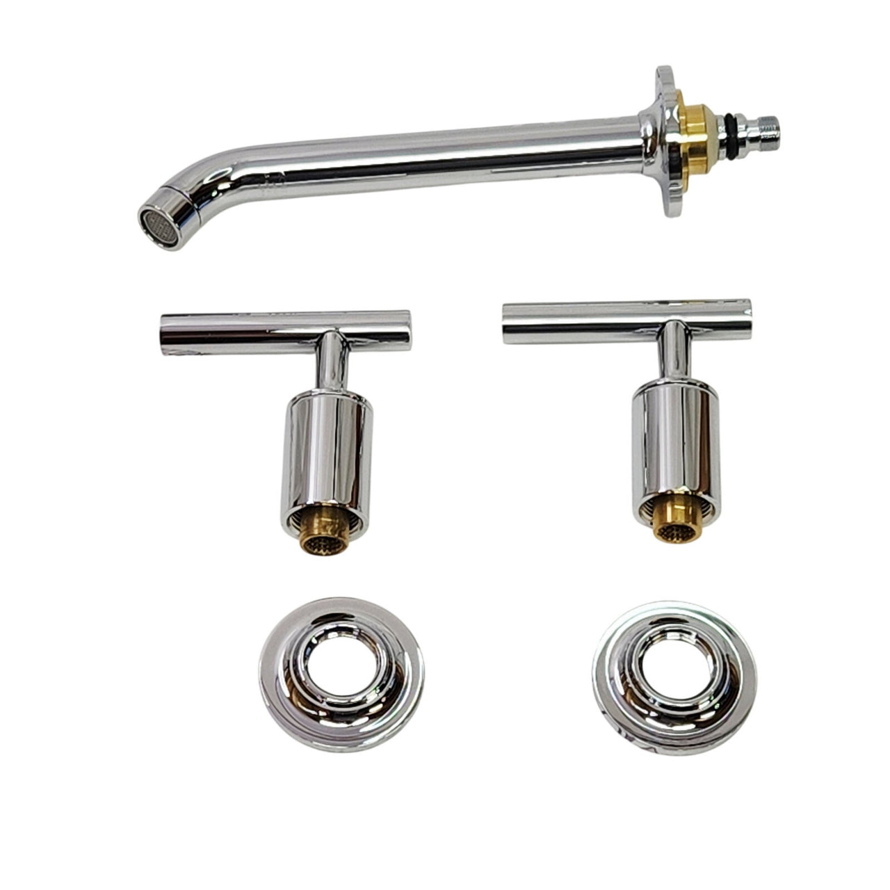 Kohler T14414-4-CP Purist Wall-Mount Bathroom Faucet Trim - Polished Chrome READ