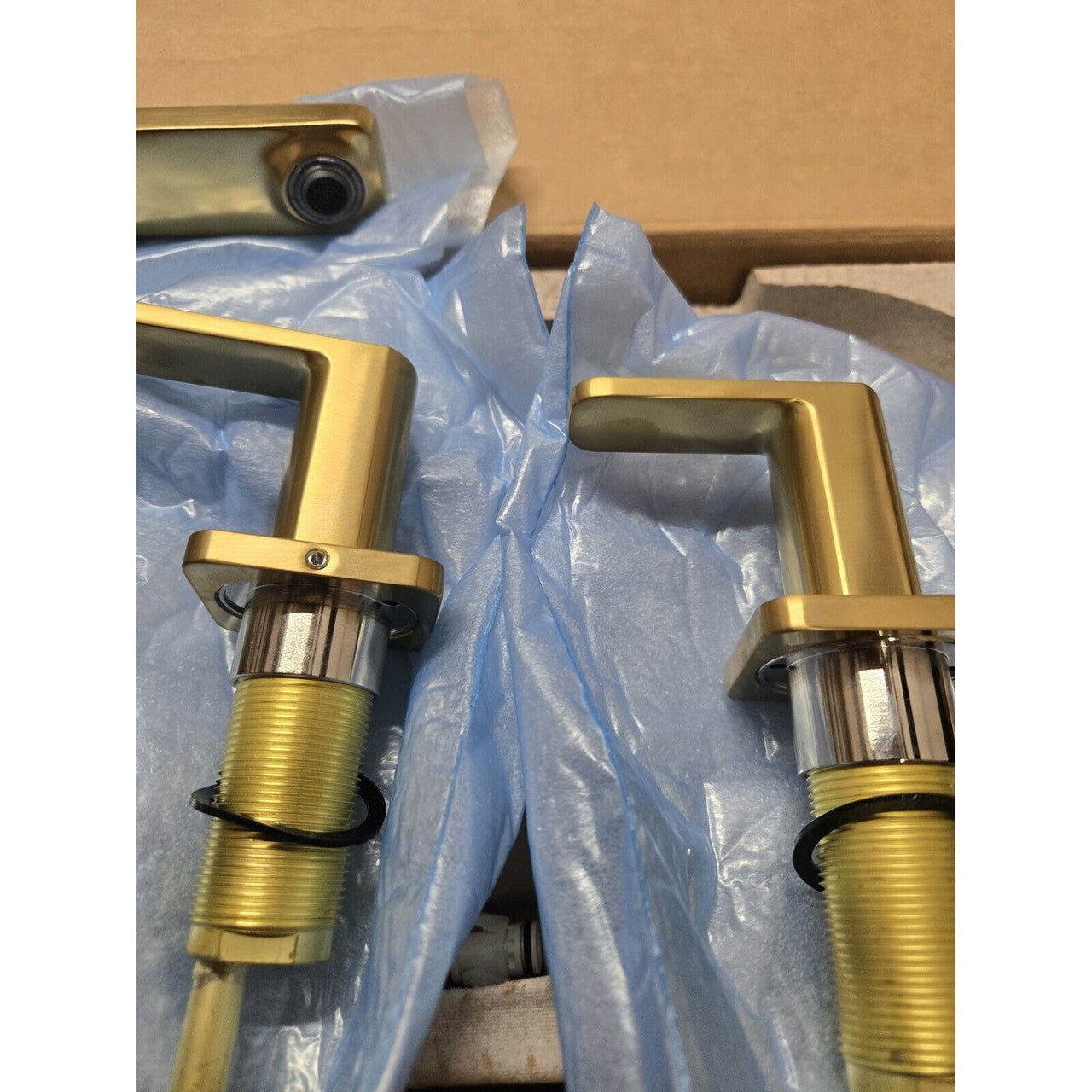 Kohler 23484-4-2MB Parallel Widespread Bathroom Faucet - Brushed Moderne Brass