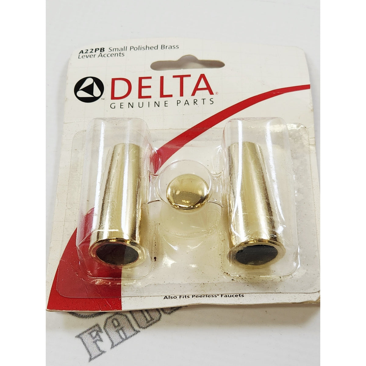 Delta A22PB Innovations Bathroom Handle Accent Set - Polished Brass