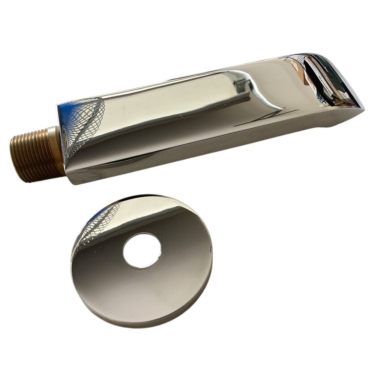 hansgrohe 31494001 Metris E Wall-Mount Bathtub Spout without Diverter - Chrome