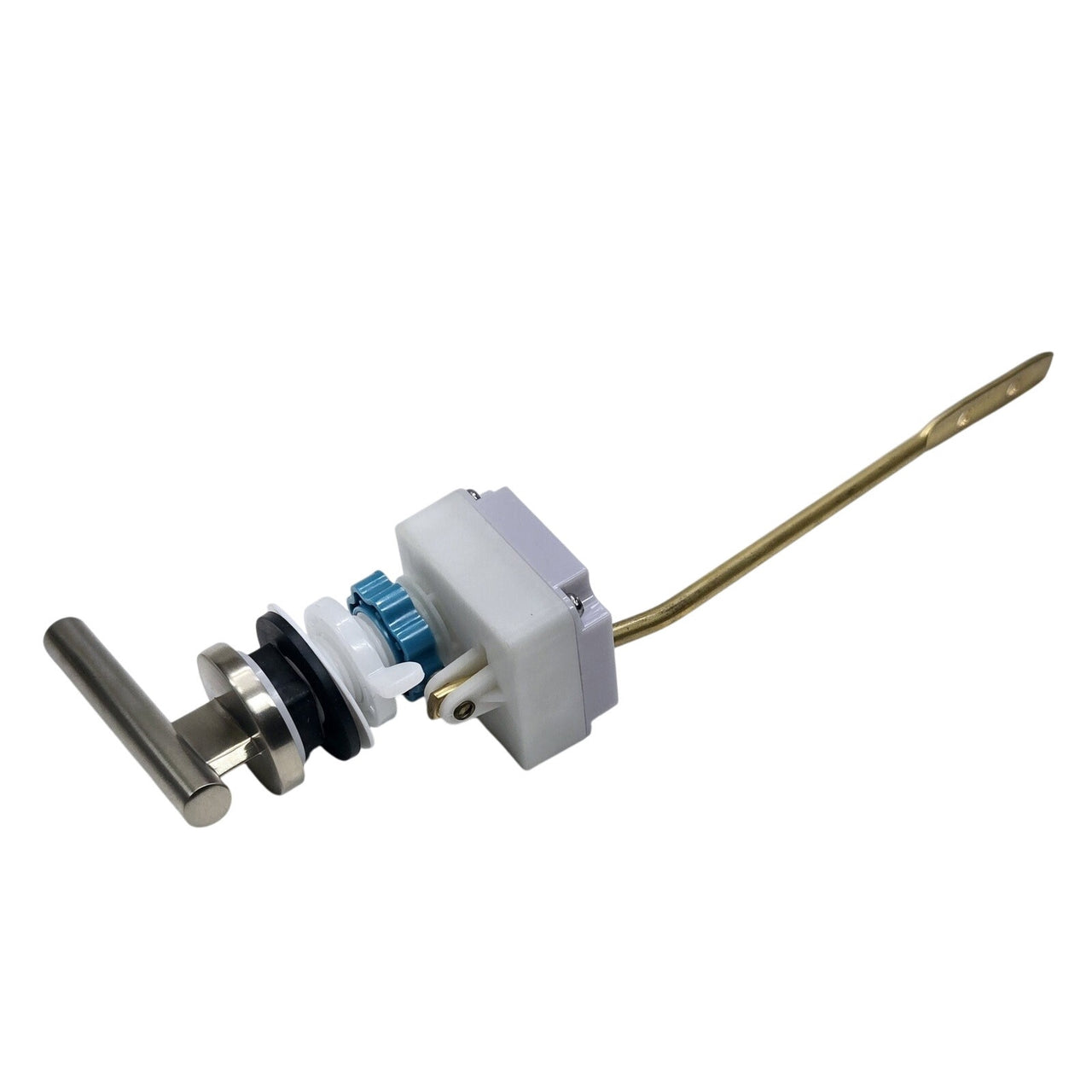 Signature Hardware 481196 Clayten Left Hand Toilet Tank Handle - Brushed Nickel