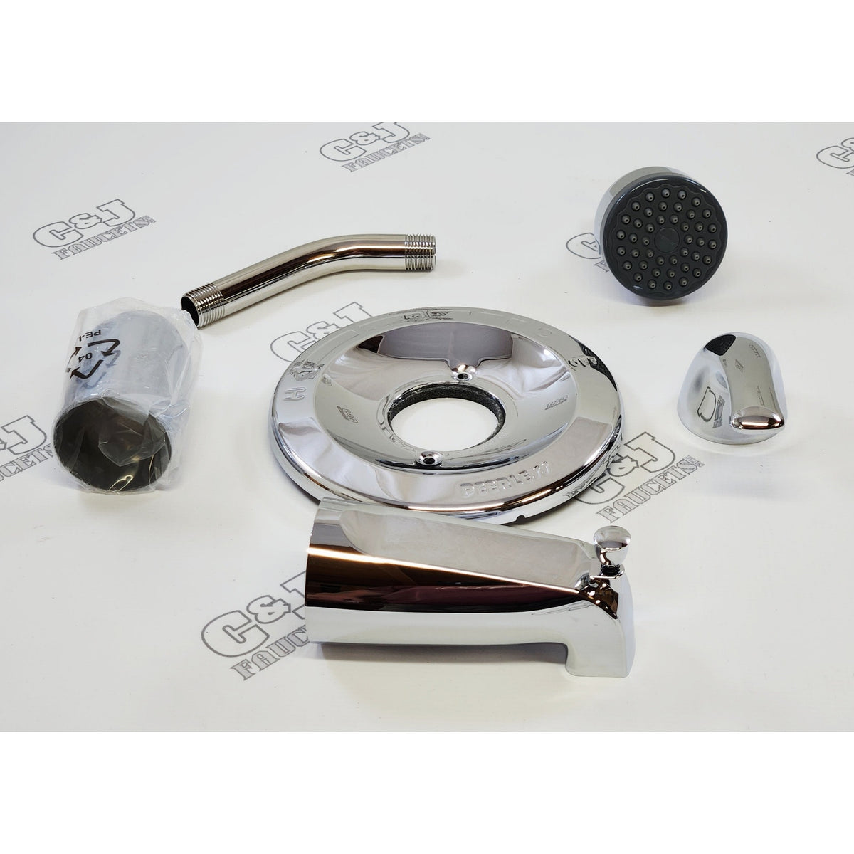 Peerless PTT188773 1.5 GPM Pressure Balanced Tub & Shower Trim Kit - Chrome READ