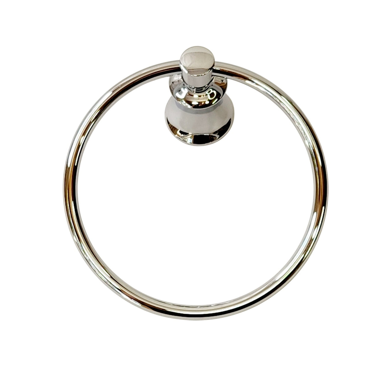 Signature Hardware 446874 Pendleton 6-1/2" Towel Ring - Polished Chrome