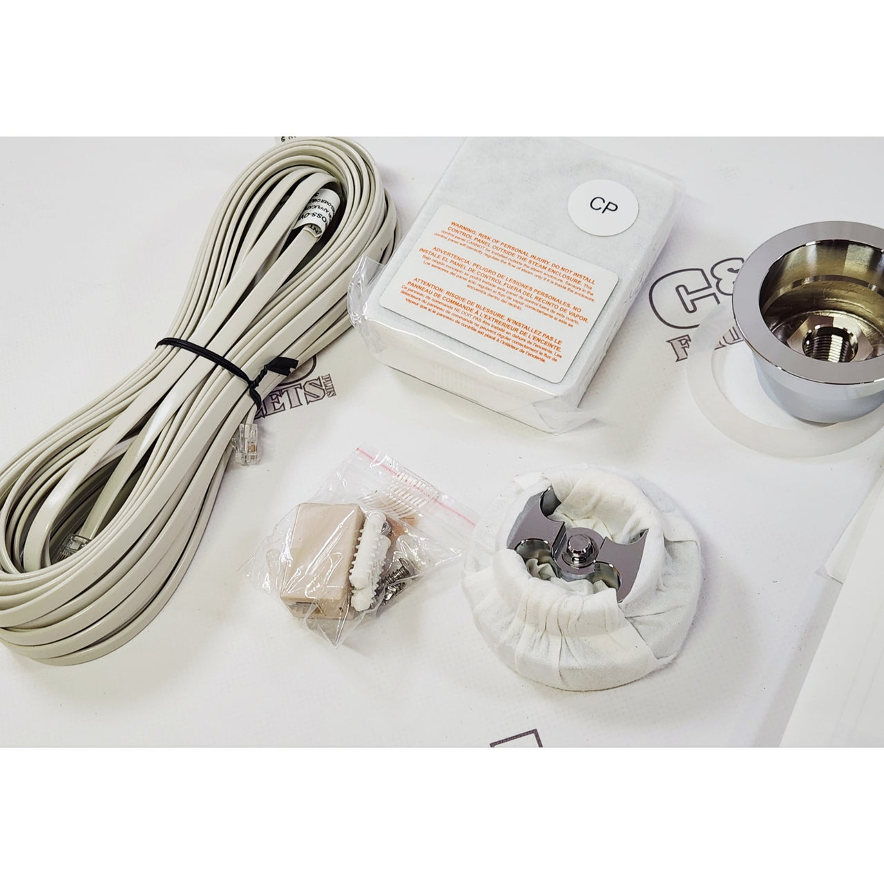 Kohler 5557-CP Invigoration Shower Steam Generator Control Kit - Polished Chrome