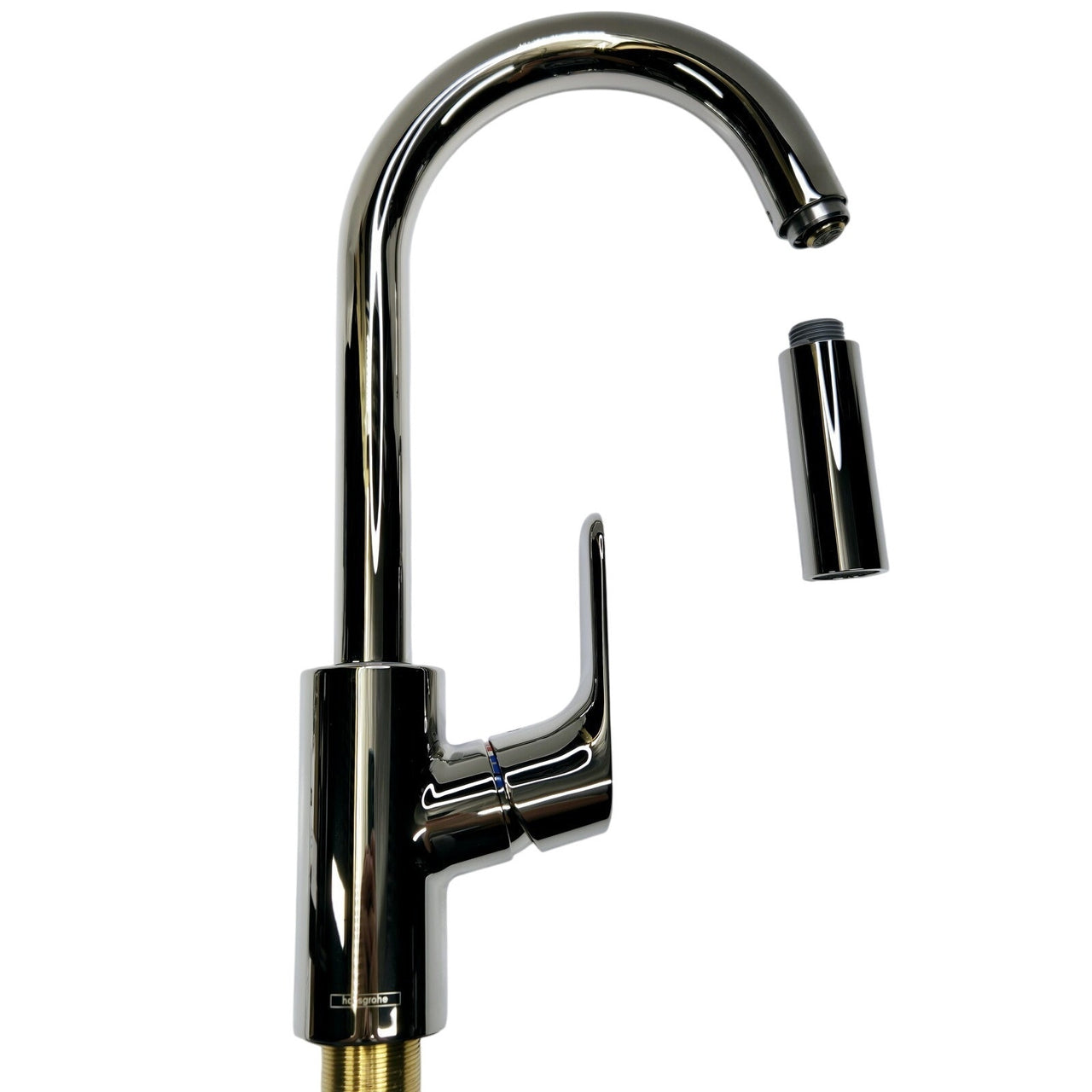 hansgrohe 04506831 Focus Pull Down Sprayer Kitchen Faucet - Polished Nickel