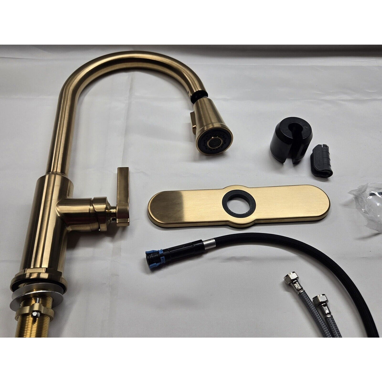 Signature Hardware 476860 Greyfield 1.8 GPM Kitchen Faucet - Brushed Gold