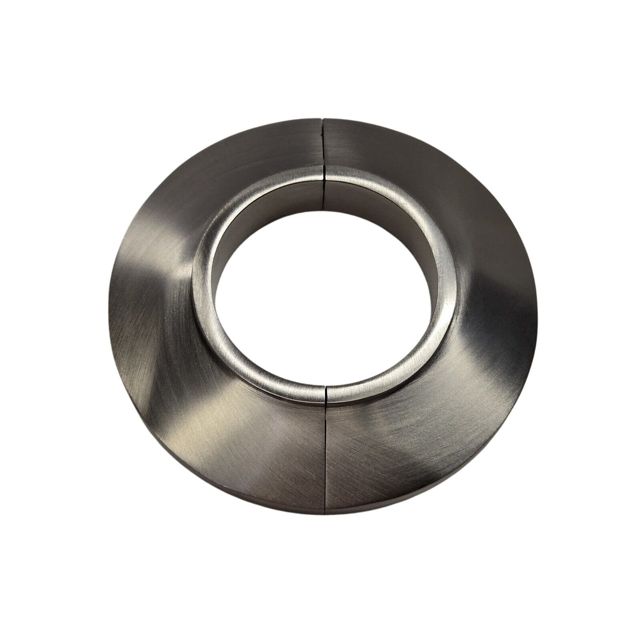 Signature Hardware 203906 Smooth Radiator Flange, Fits 1-1/2" - Brushed Nickel