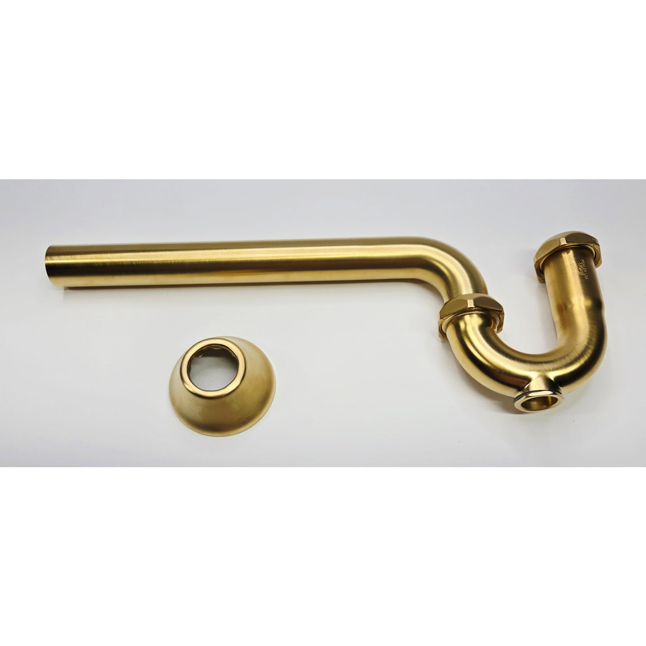 Kohler 9018-2MB Adjustable 1-1/4" P-Trap with Long Tubing Outlet - Brushed Brass