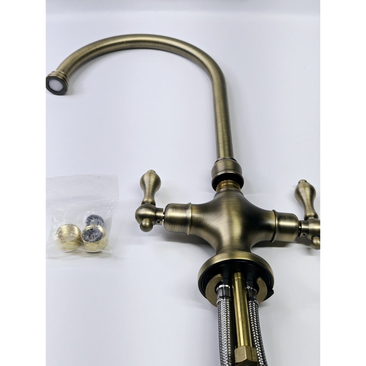 Signature Hardware 482588 Isabel 2-Handle Bar Faucet - Aged Brass *READ