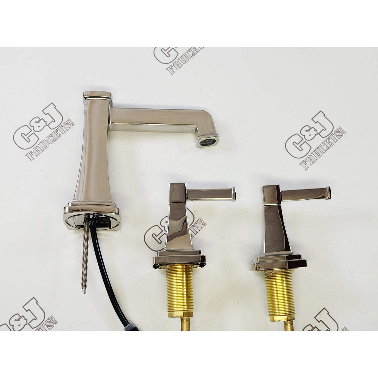 Kohler 27399-4-SN Riff 1.2 GPM Widespread Bathroom Faucet - Polished Nickel READ