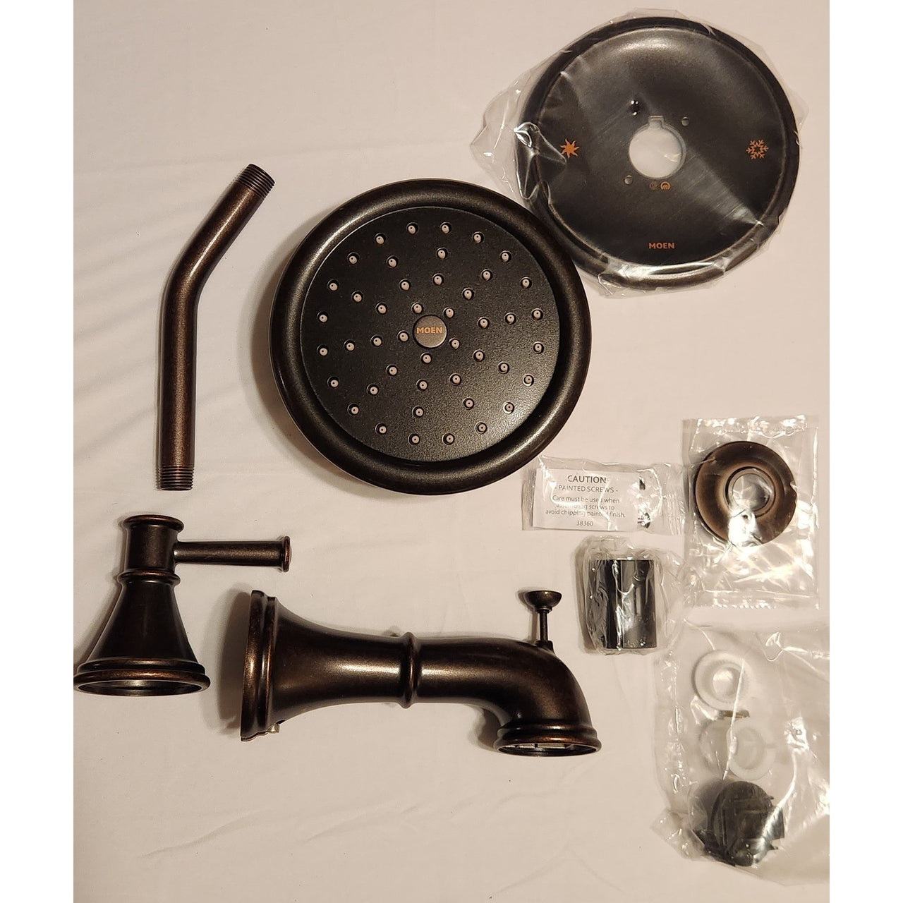 Moen T2313ORB Belfield Posi-Temp Tub/Shower Trim Kit, NO Valve-Oil Rubbed Bronze