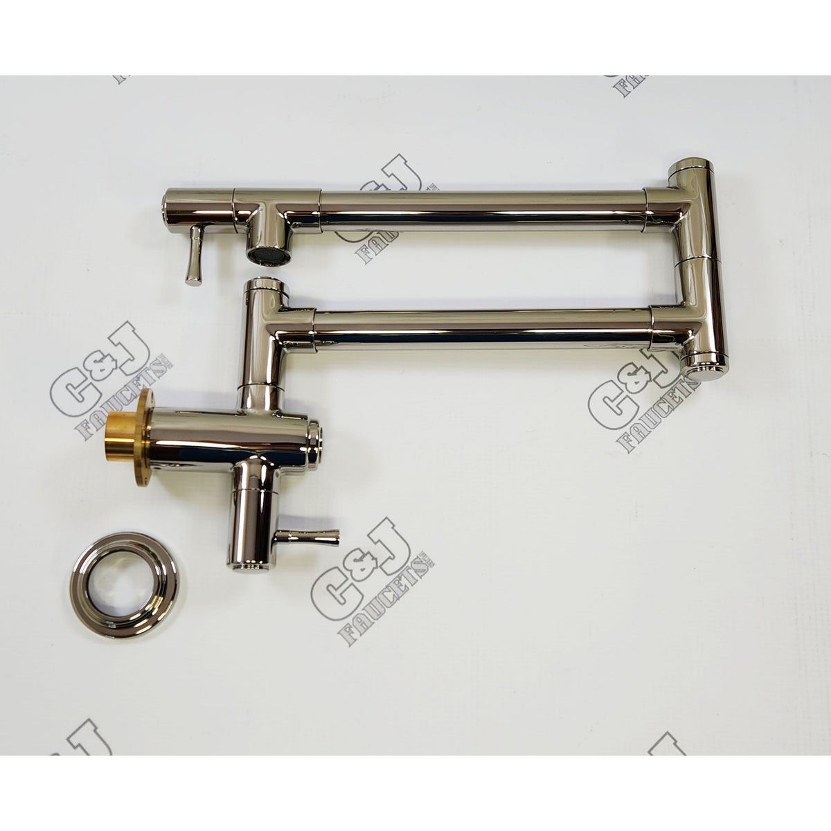 Graff G-4915-LM67P-PNP Segovia 1.8 GPM Pot Filler - Polished Nickel PVD