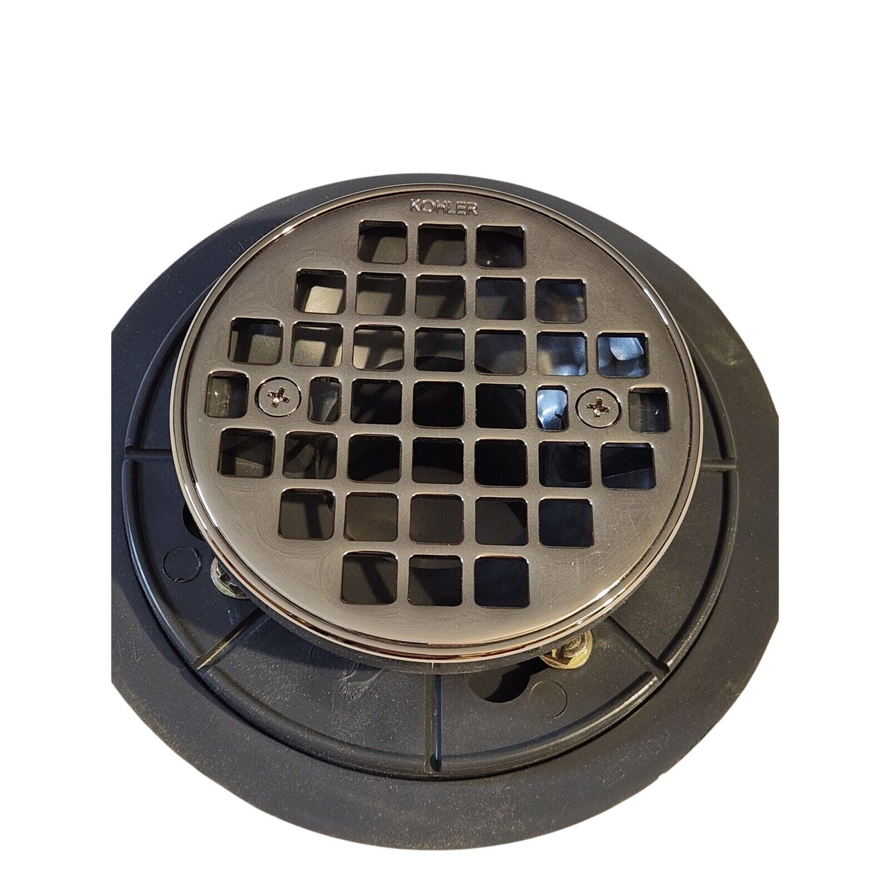 Kohler 9135-SN Clearflo Round Design Tile-In Shower Drain - Polished Nickel