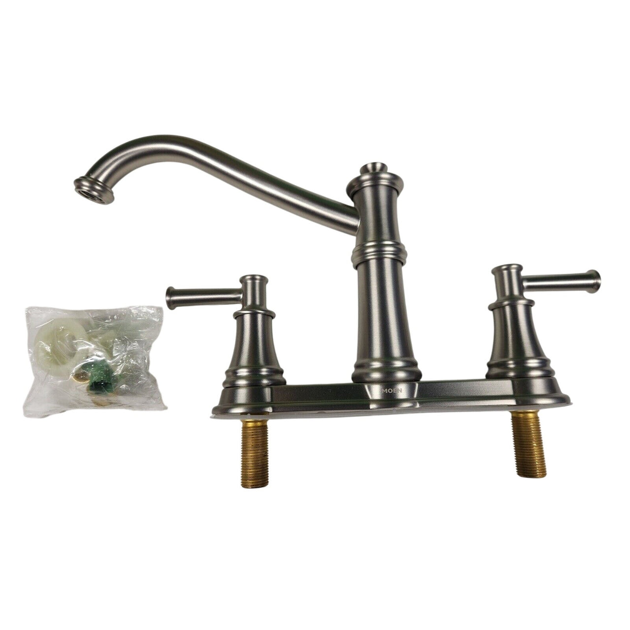 Moen 7250SRS Belfield Two Handle High Arc Kitchen Faucet - Spot Resist Stainless